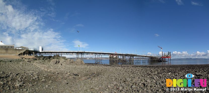 SX24882-6 Mumbles pier at low tide